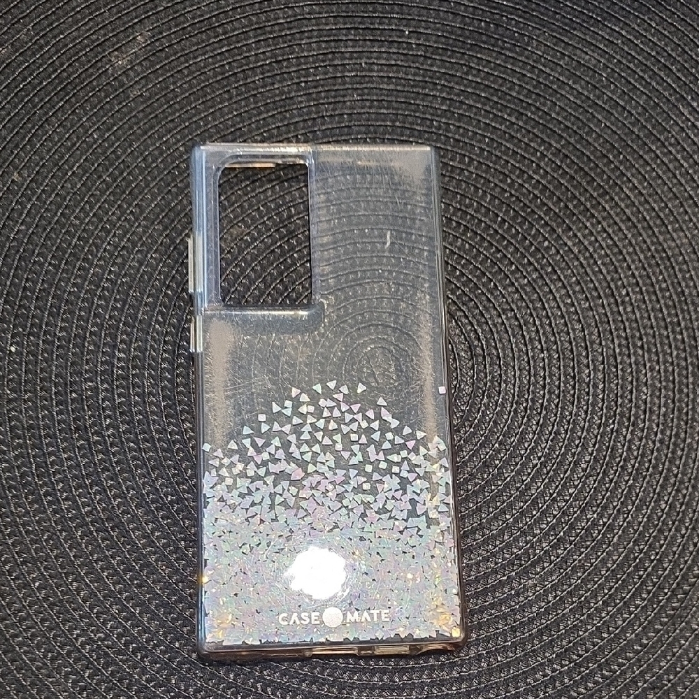 SAMSUNG S 22 ULTRA - Case-Mate Silver‎ Glitter Phone Case
